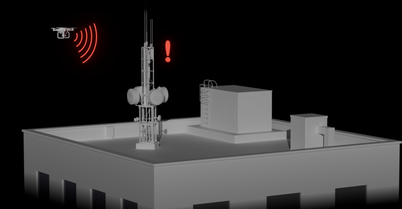 UAV detected nearing a building