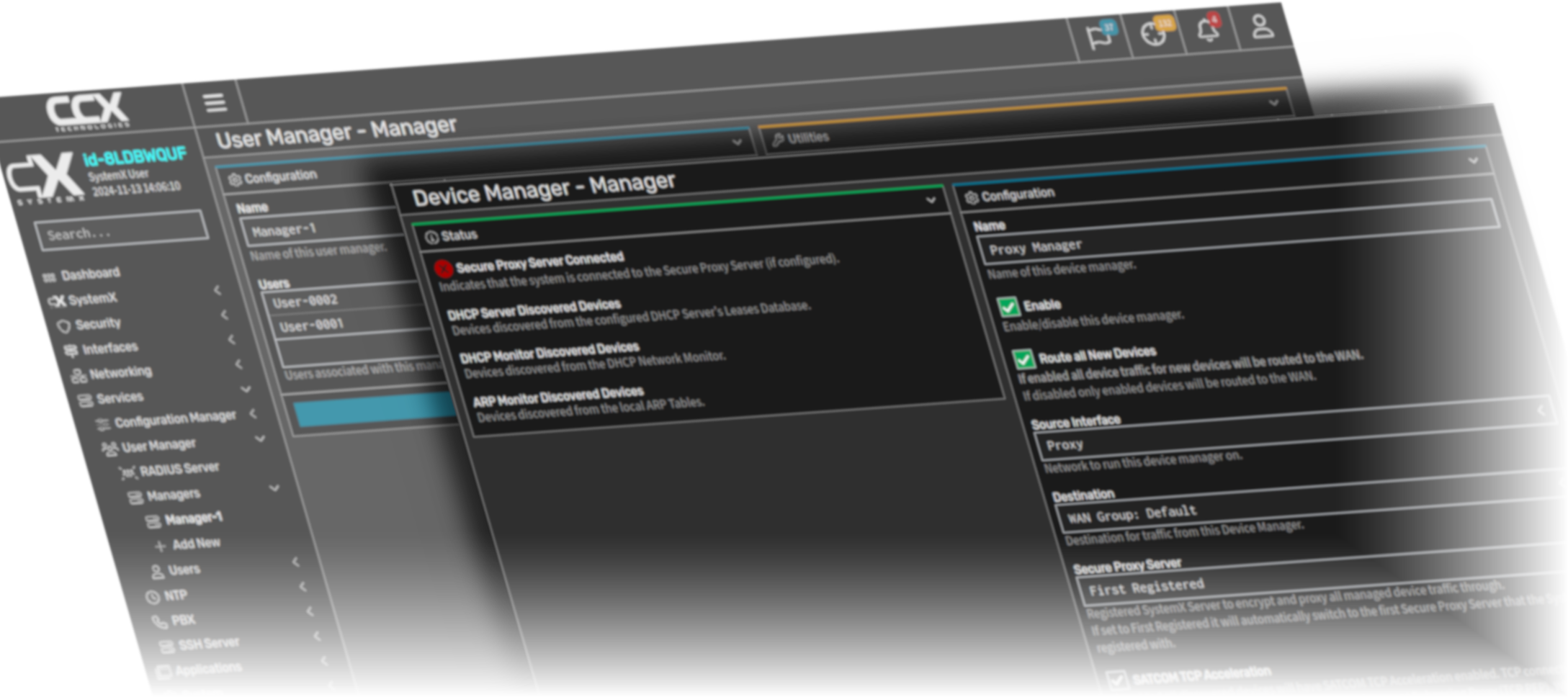 SystemX Managers